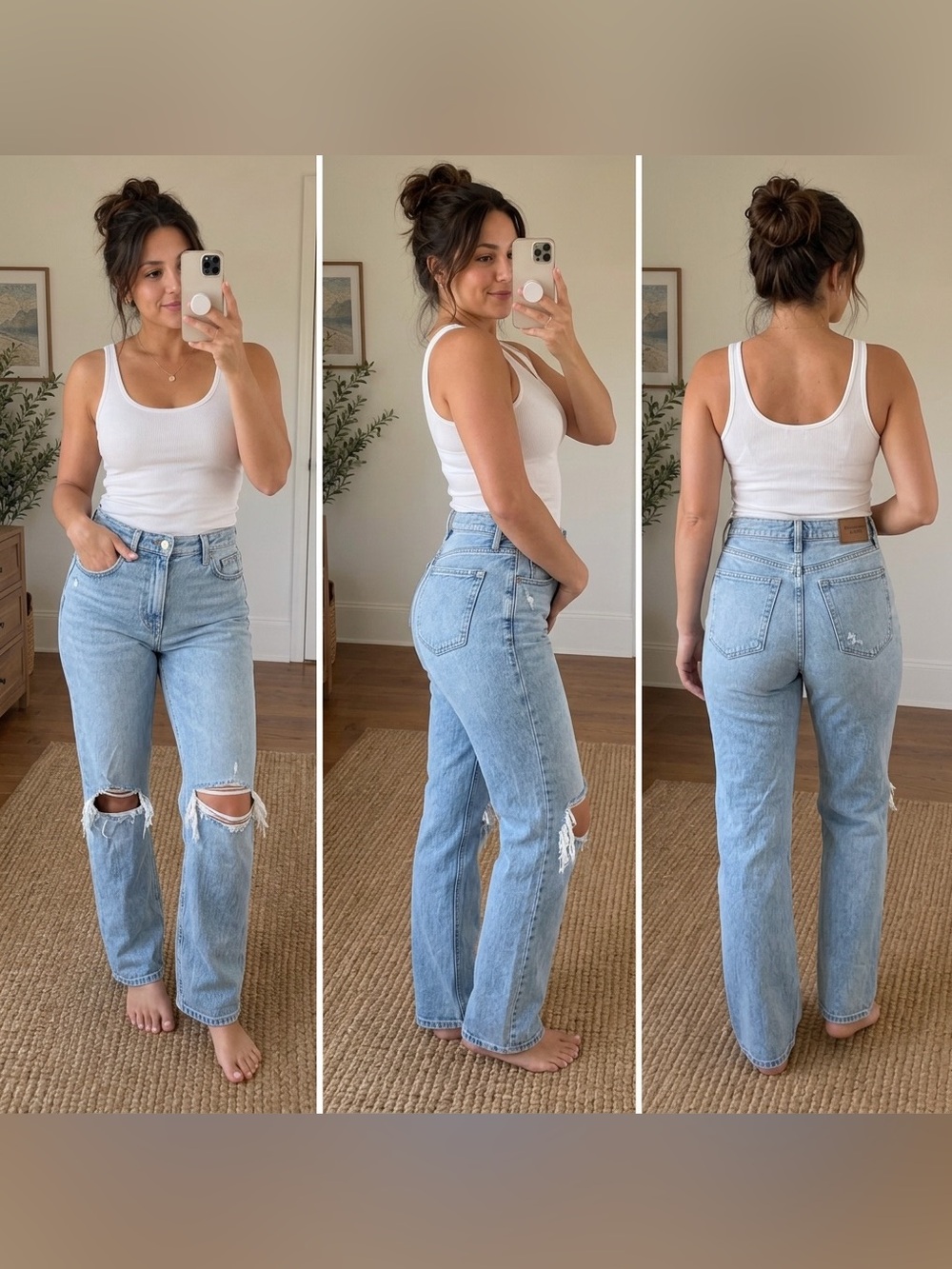 ABERCROMBIE & FITCH 90s Straight Ultra High Rise Jeans